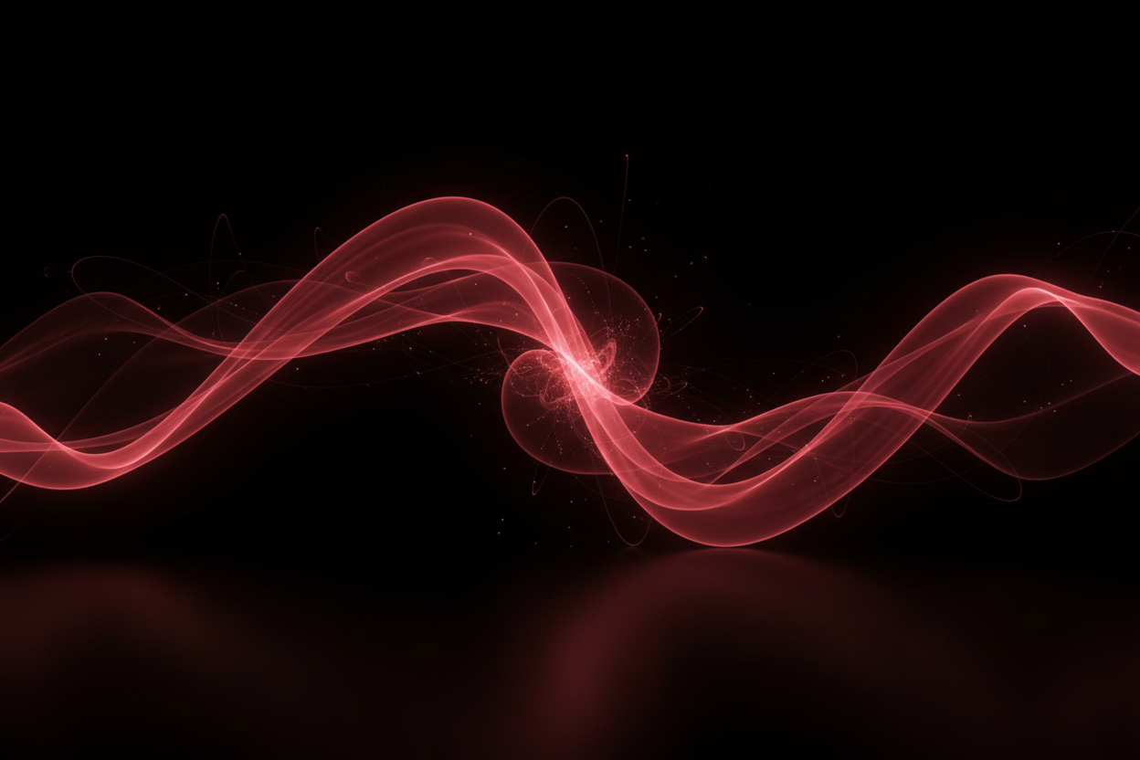 Abstract Red Light Glow